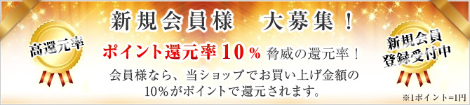 ���������Ͽ�罸�桪����ͤʤ�ݥ���ȴԸ�Ψ10%��